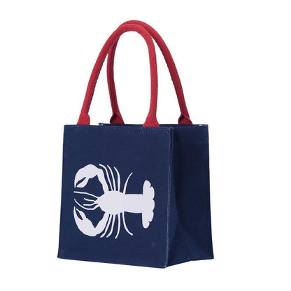 Lobster Navy Reusable Itsy Bitsy Gift Bag Gift Bag - rockflowerpaper