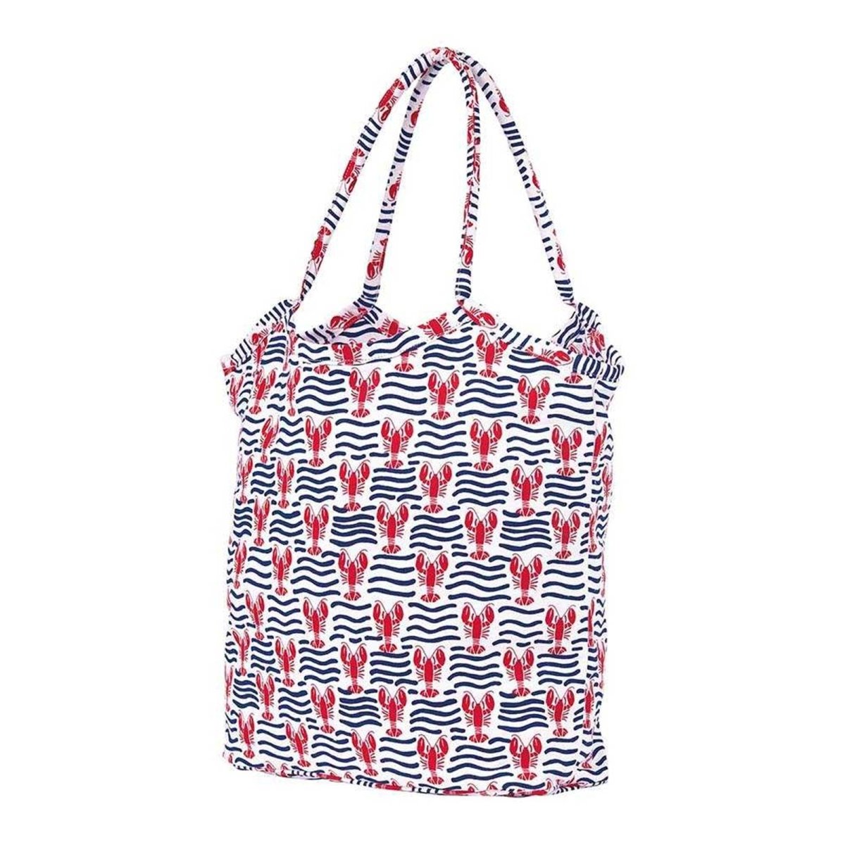 Lobster Waves Bucket Bag Tote - rockflowerpaper