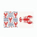 Lobster Waves Eco-Friendly blu Sponge Cloth- Set of 2