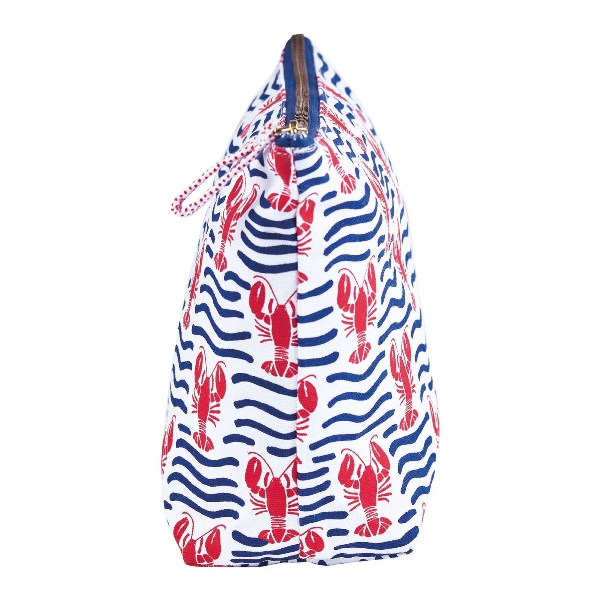 Lobster Waves Pouch Large Pouch - rockflowerpaper