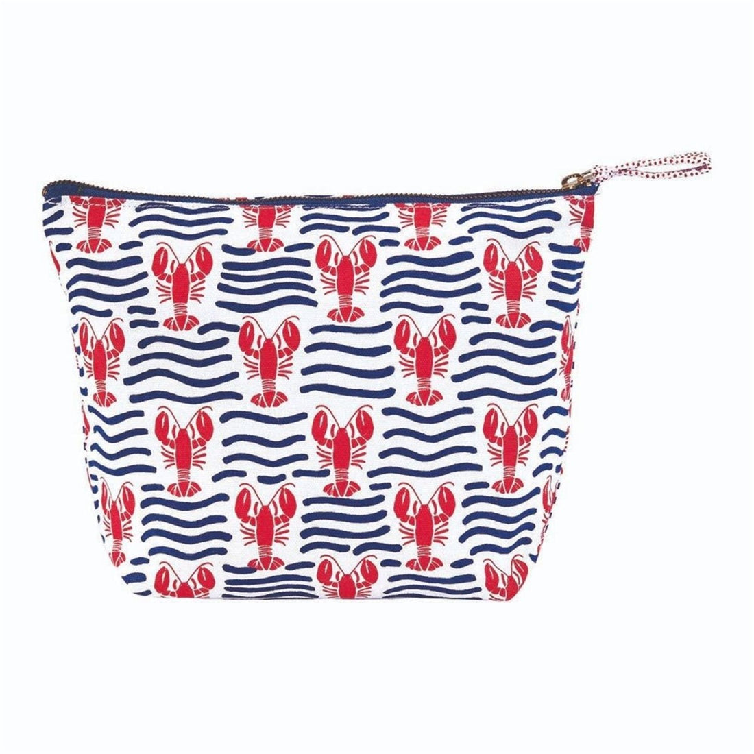 Lobster Waves Pouch Large Pouch - rockflowerpaper