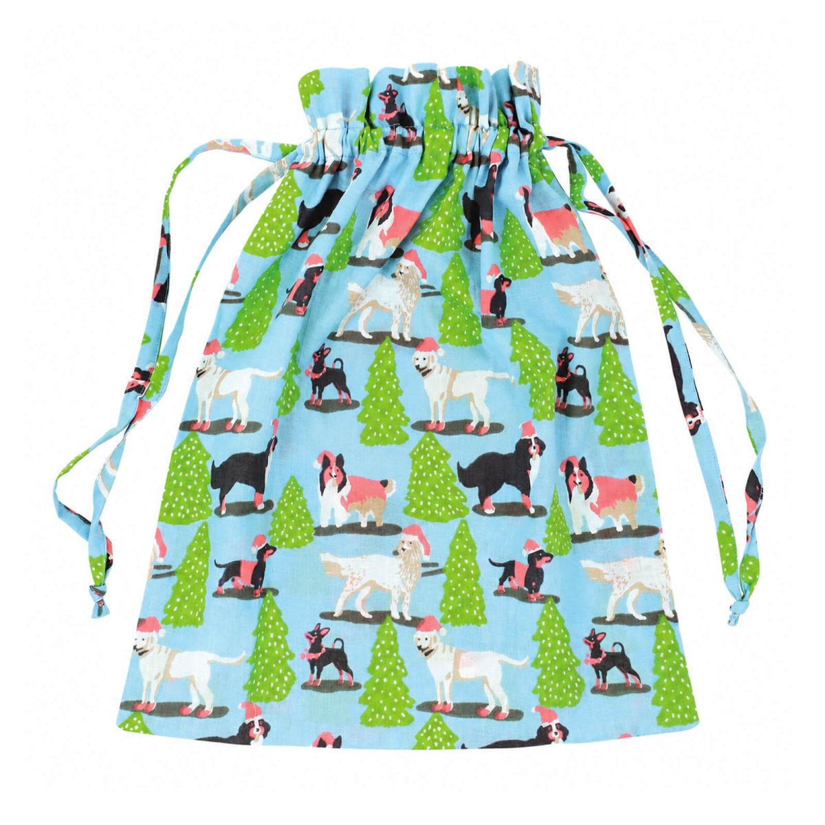 Merry Dogs Cotton Night Shirt Sleep Shirt - Rockflowerpaper