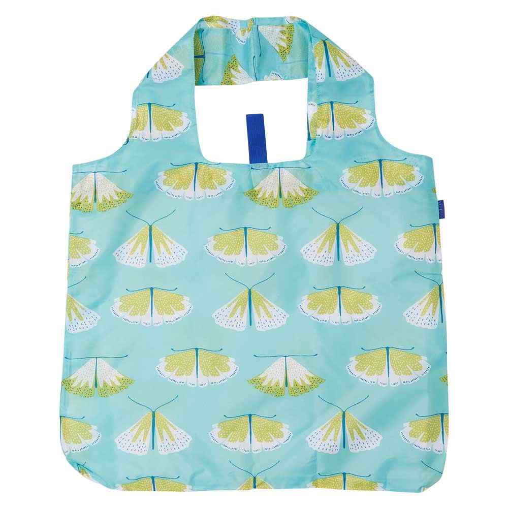 Moths blu Bag Reusable Shopping Bag - Machine washable Reusable Shopping Bag - rockflowerpaper