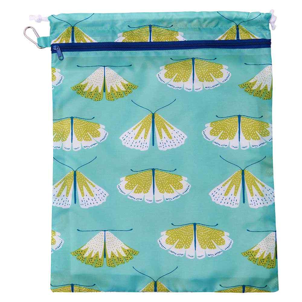 Moths Splash Proof Travel Sack Travel Sack - rockflowerpaper