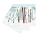 Nordic Ski Paper Cocktail Napkins (Pack of 25)