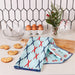 Nordic Sports blu Kitchen Tea Towel-Double-Sided Print