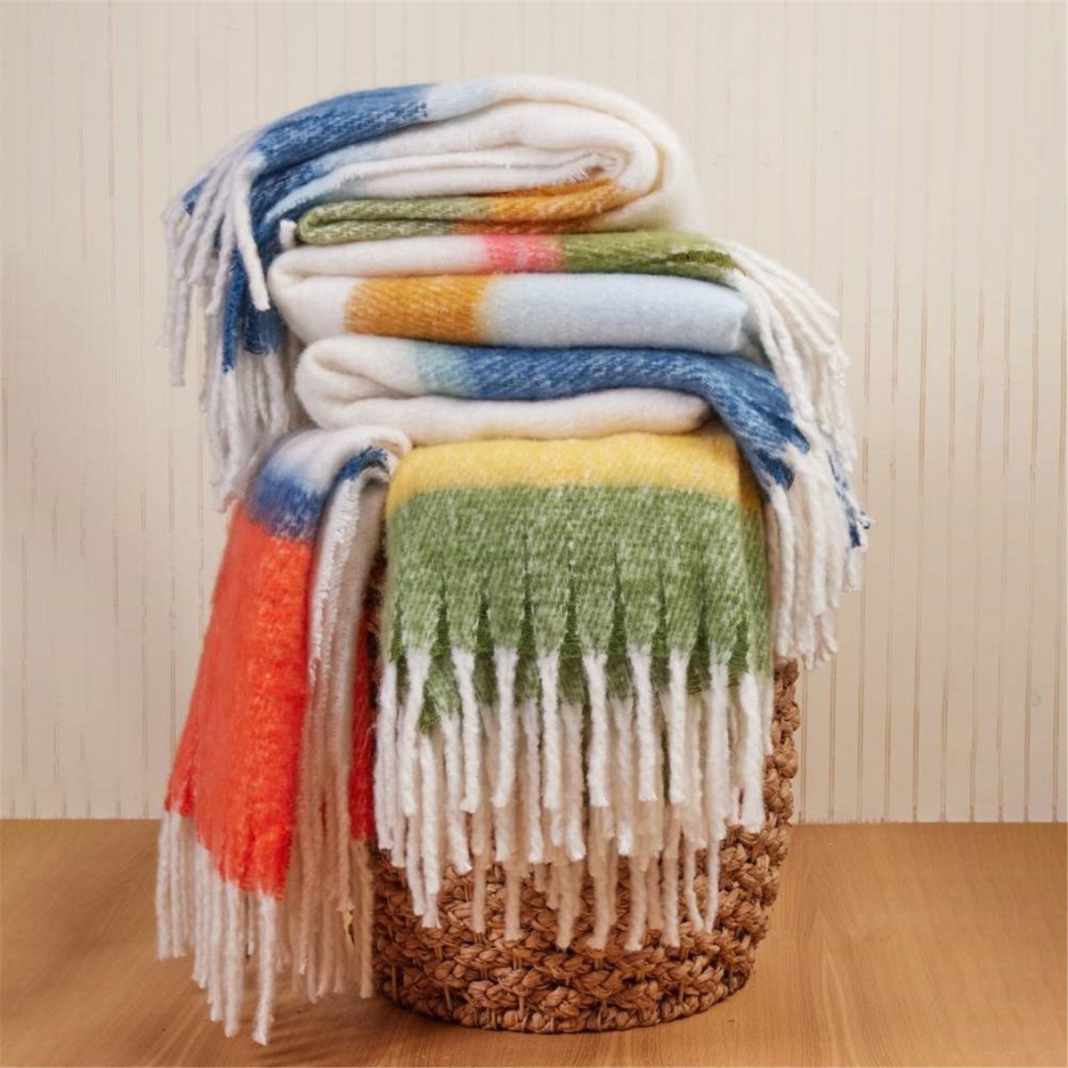 Orange Cuddle Throw Throw Blanket - rockflowerpaper