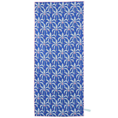 Palm Bunch Reversible Eco Beach Towel Beach Towel - Rockflowerpaper