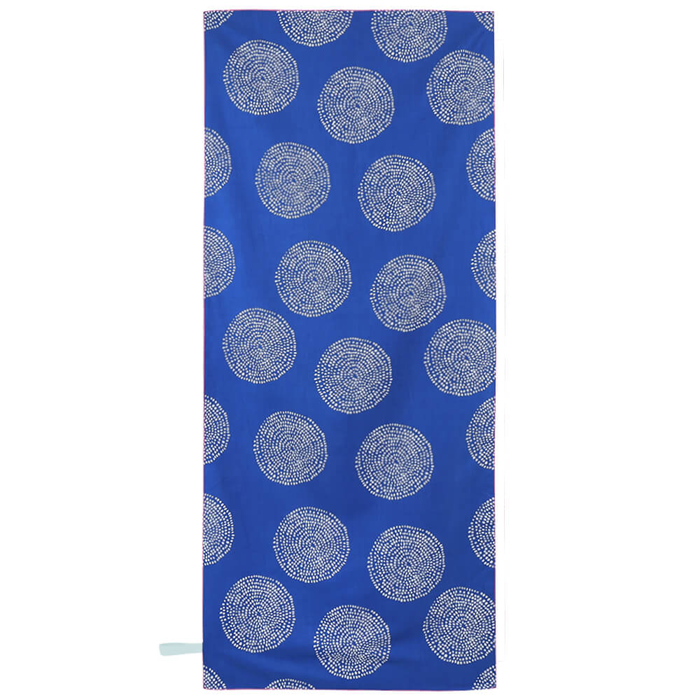 Palm Bunch Reversible Eco Beach Towel Beach Towel - Rockflowerpaper