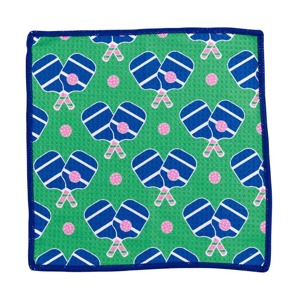 Pickleball blu Kitchen Dish Cloths (Set of 3) Reusable Dish Cloth - rockflowerpaper