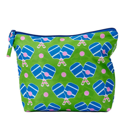 Pickleball Fun Splash Proof Pouch Travel Pouch - rockflowerpaper