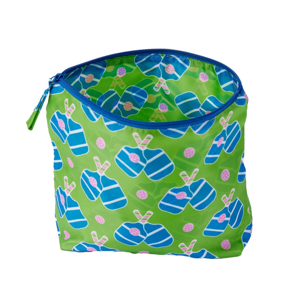 Pickleball Fun Splash Proof Pouch Travel Pouch - rockflowerpaper