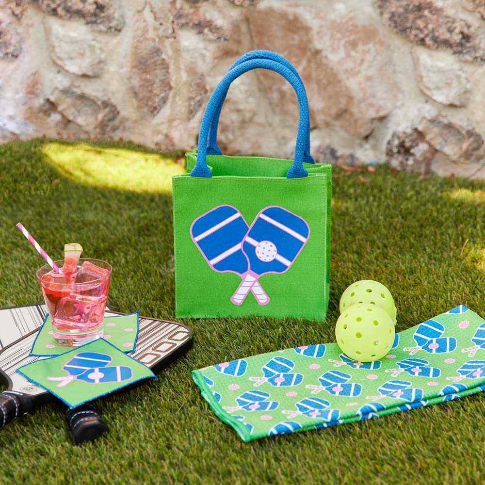 Pickleball Green Reusable Itsy Bitsy Gift Bag Gift Bag - rockflowerpaper