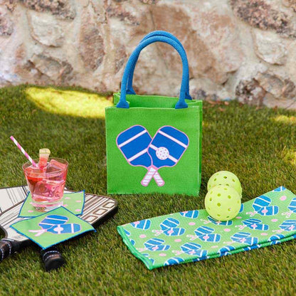 Pickleball Green Reusable Itsy Bitsy Gift Bag Gift Bag - rockflowerpaper