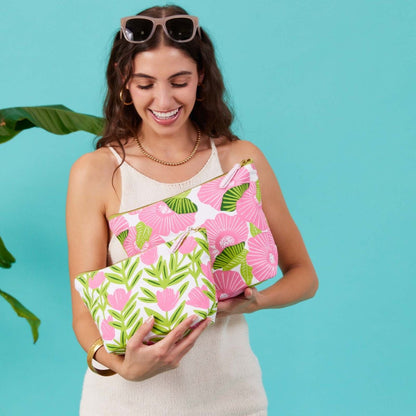 Pink Delight Pouch Medium Pouch - rockflowerpaper