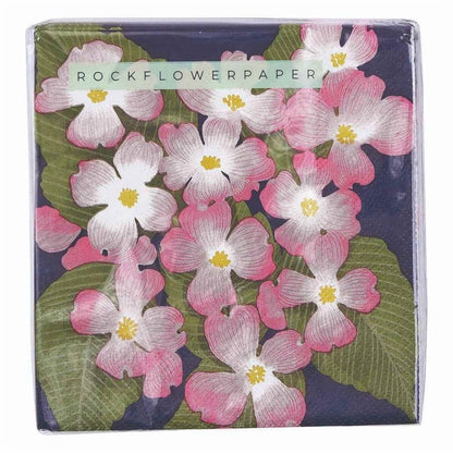 Pink Dogwood Paper Cocktail Napkins (Pack of 20) Paper Cocktail Napkin - rockflowerpaper