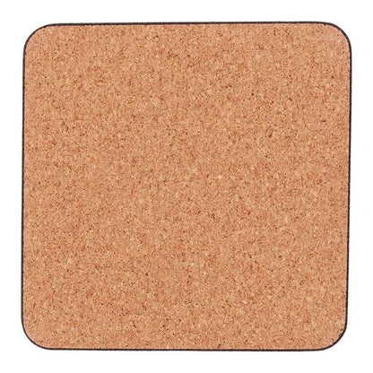 Pink Dogwood Square Coaster - Set of 4 Coaster - rockflowerpaper