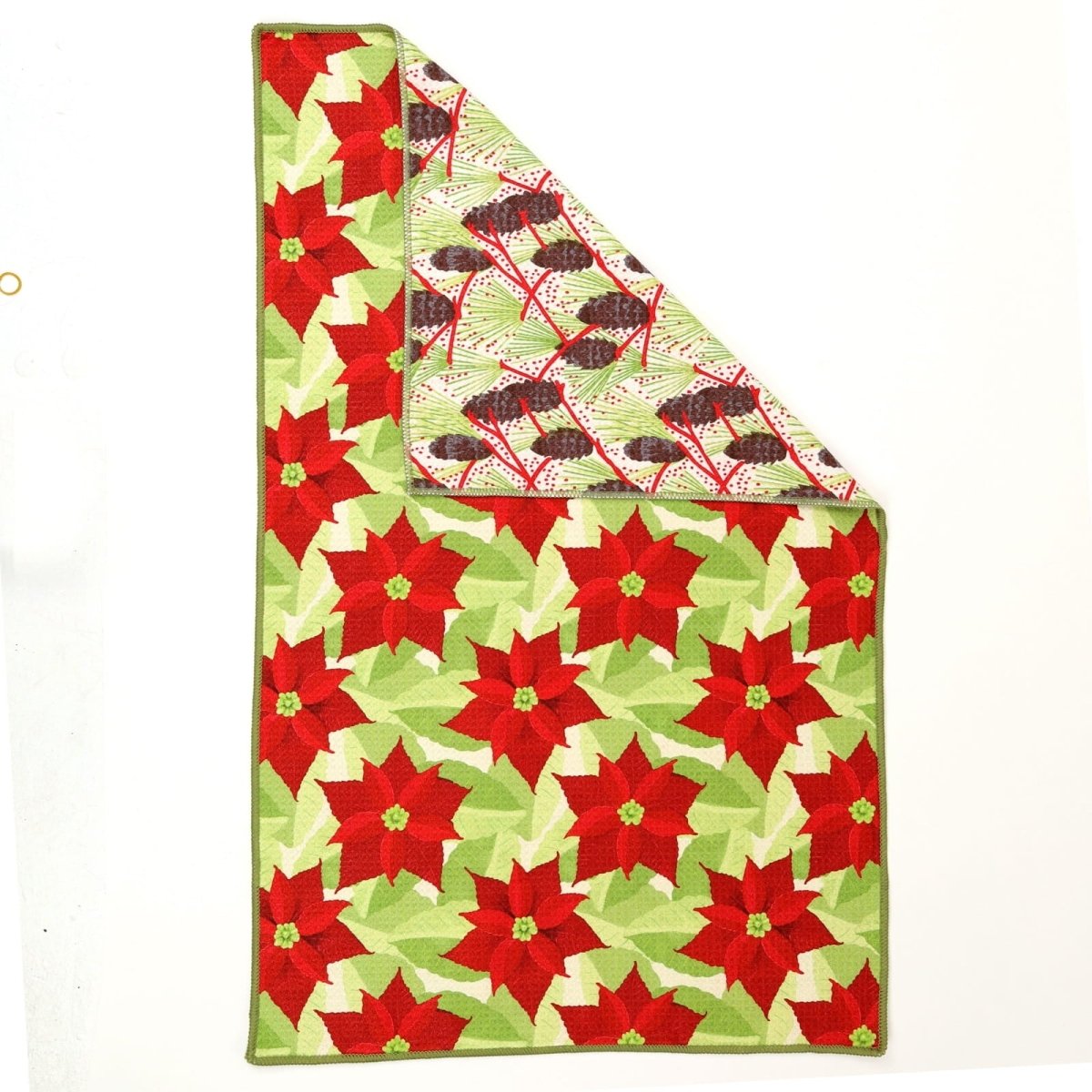Poinsettia Eco Kitchen Tea Towel Tea Towel - Rockflowerpaper