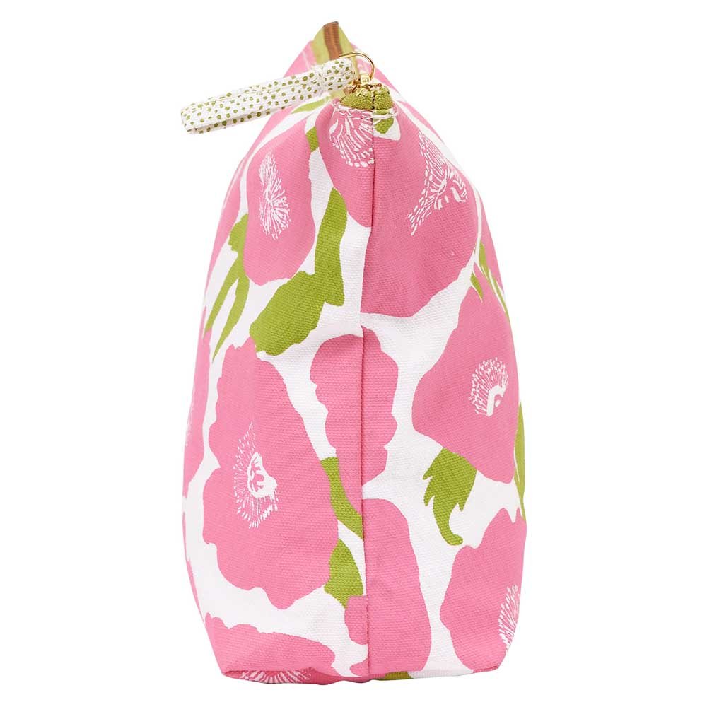 Poppies Pink Pouch Large Pouch - rockflowerpaper