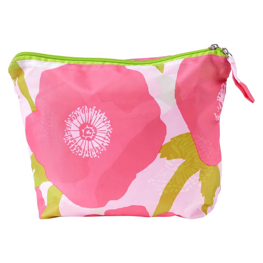 Poppies Pink Splash Proof Pouch Travel Pouch - rockflowerpaper