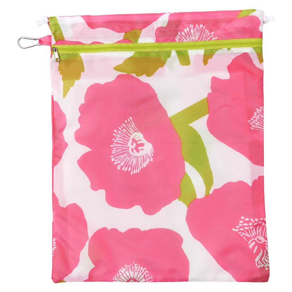 Poppies Pink Splash Proof Travel Sack Travel Sack - rockflowerpaper