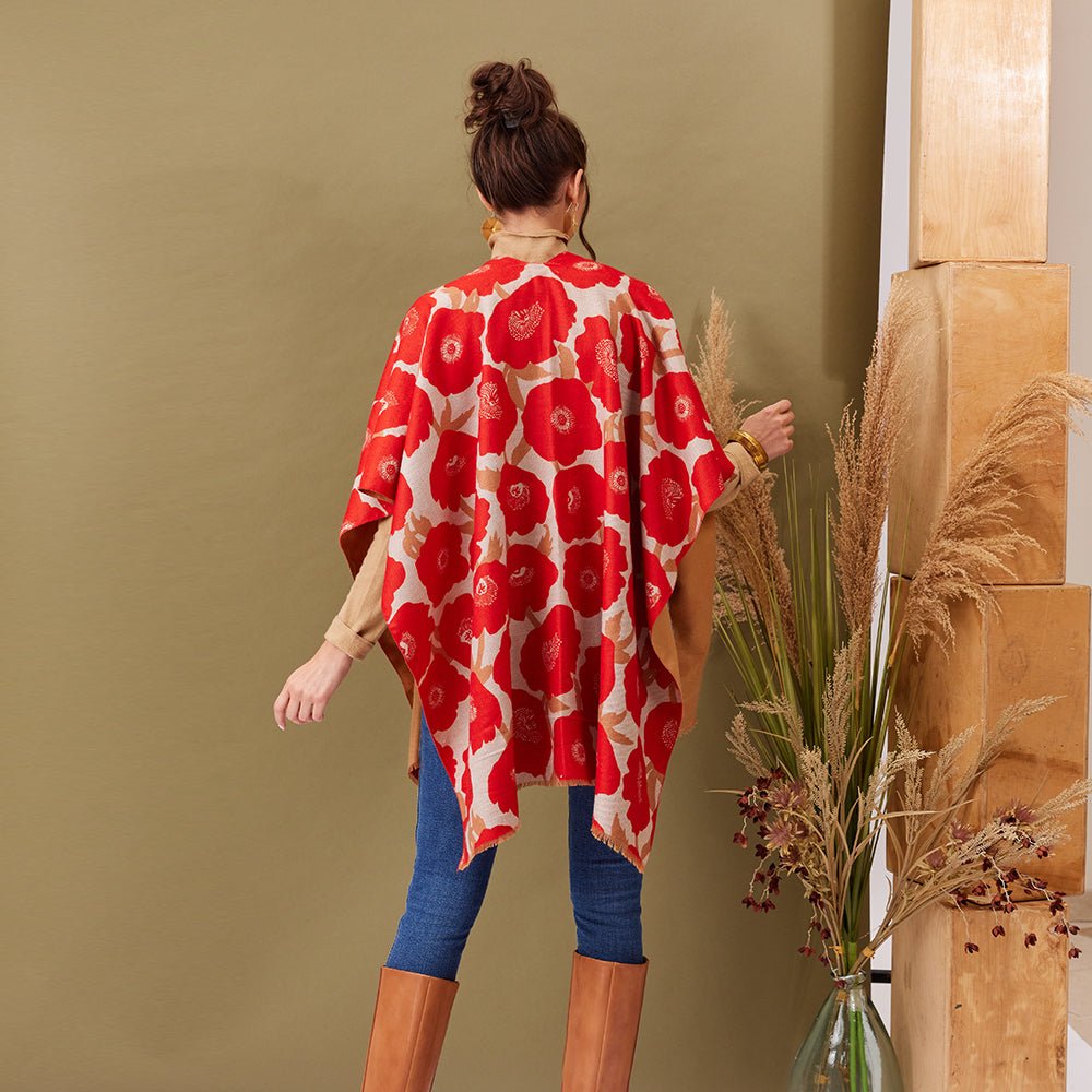 Poppies Red Kimono Kimono - rockflowerpaper