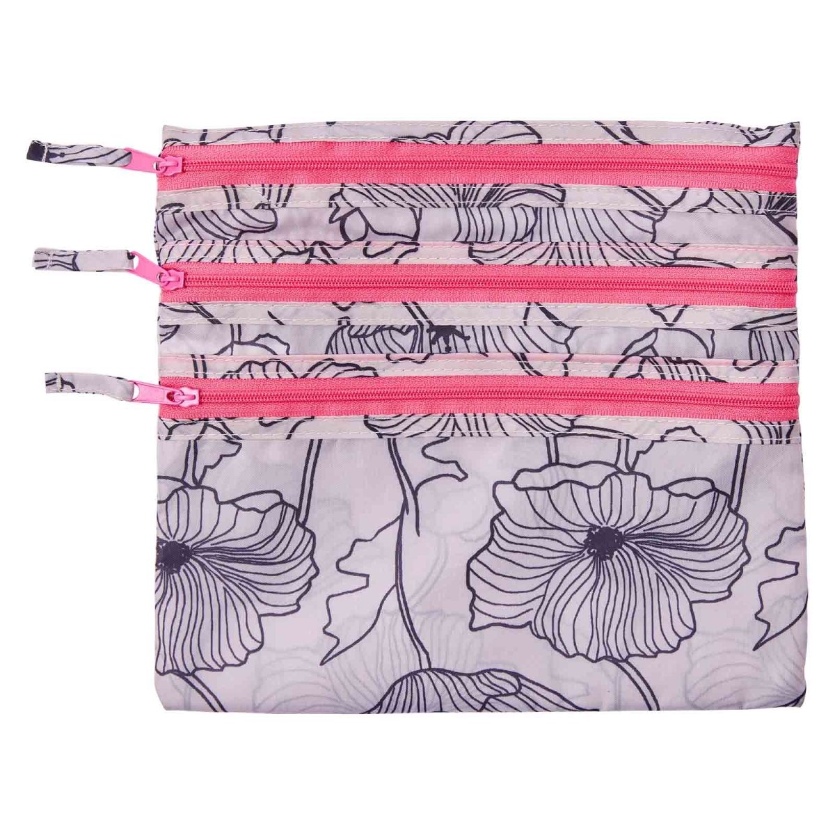 Poppy 3 - Zip Pouch 3 Zip - Pouch - rockflowerpaper