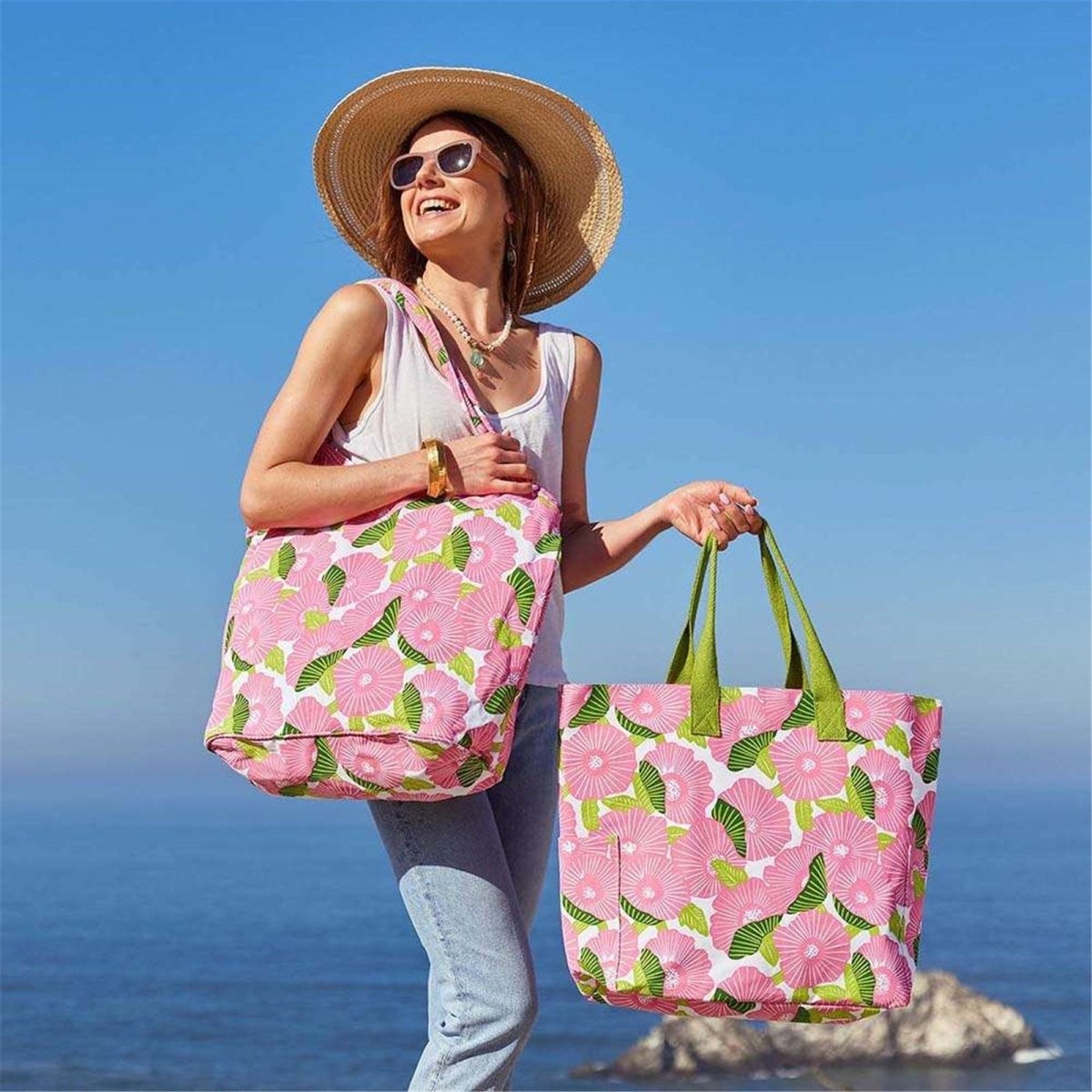 Poppy Papaver Carryall Tote - rockflowerpaper