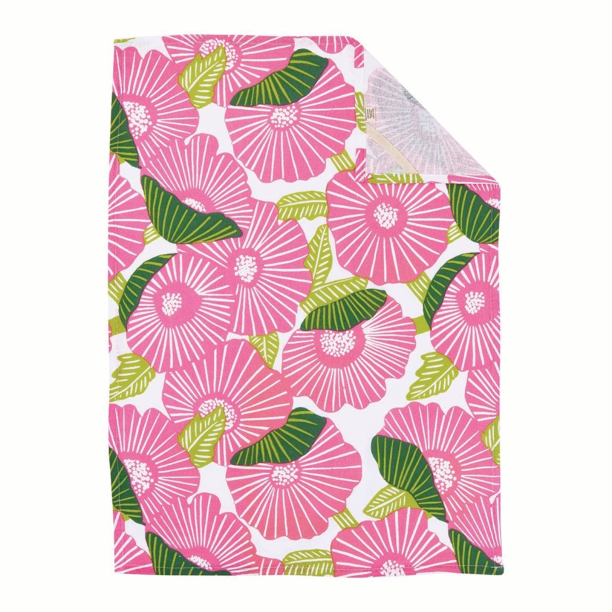 Poppy Papaver Cotton Kitchen Towels (Set of 3) Cotton Kitchen Towel - rockflowerpaper