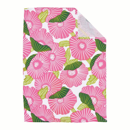 Poppy Papaver Cotton Kitchen Towels (Set of 3) Cotton Kitchen Towel - rockflowerpaper
