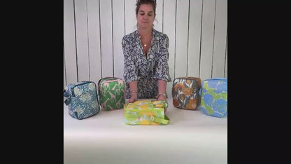 Giraffe Pink &amp; Green Lunch Tote