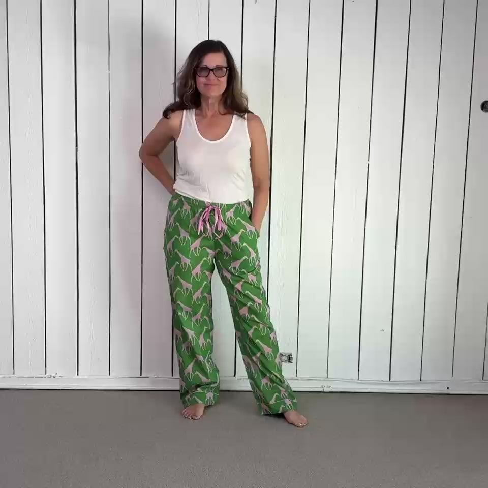 Elephants Pink Cotton Lounge Pant