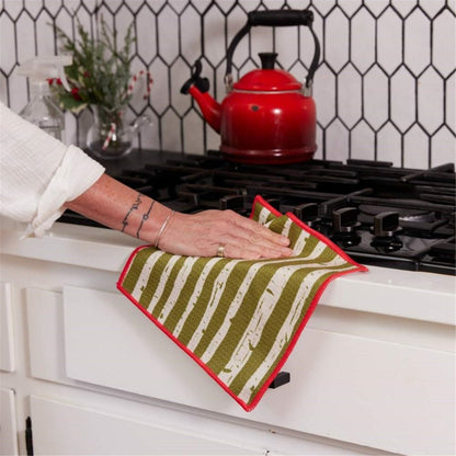 Red Cardinal blu Dish Cloth Set of 3 Reusable Dish Cloth - rockflowerpaper