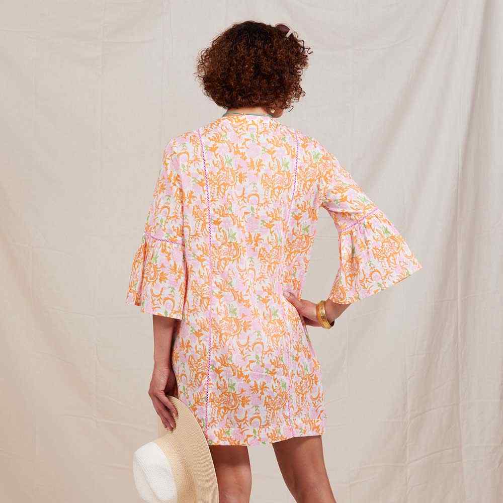 Reese Pink Beach Dress Swim Cover Up - rockflowerpaper