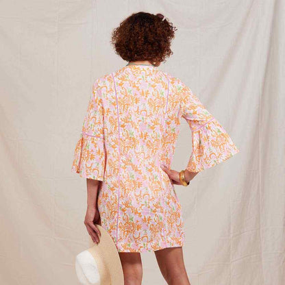 Reese Pink Beach Dress Swim Cover Up - rockflowerpaper