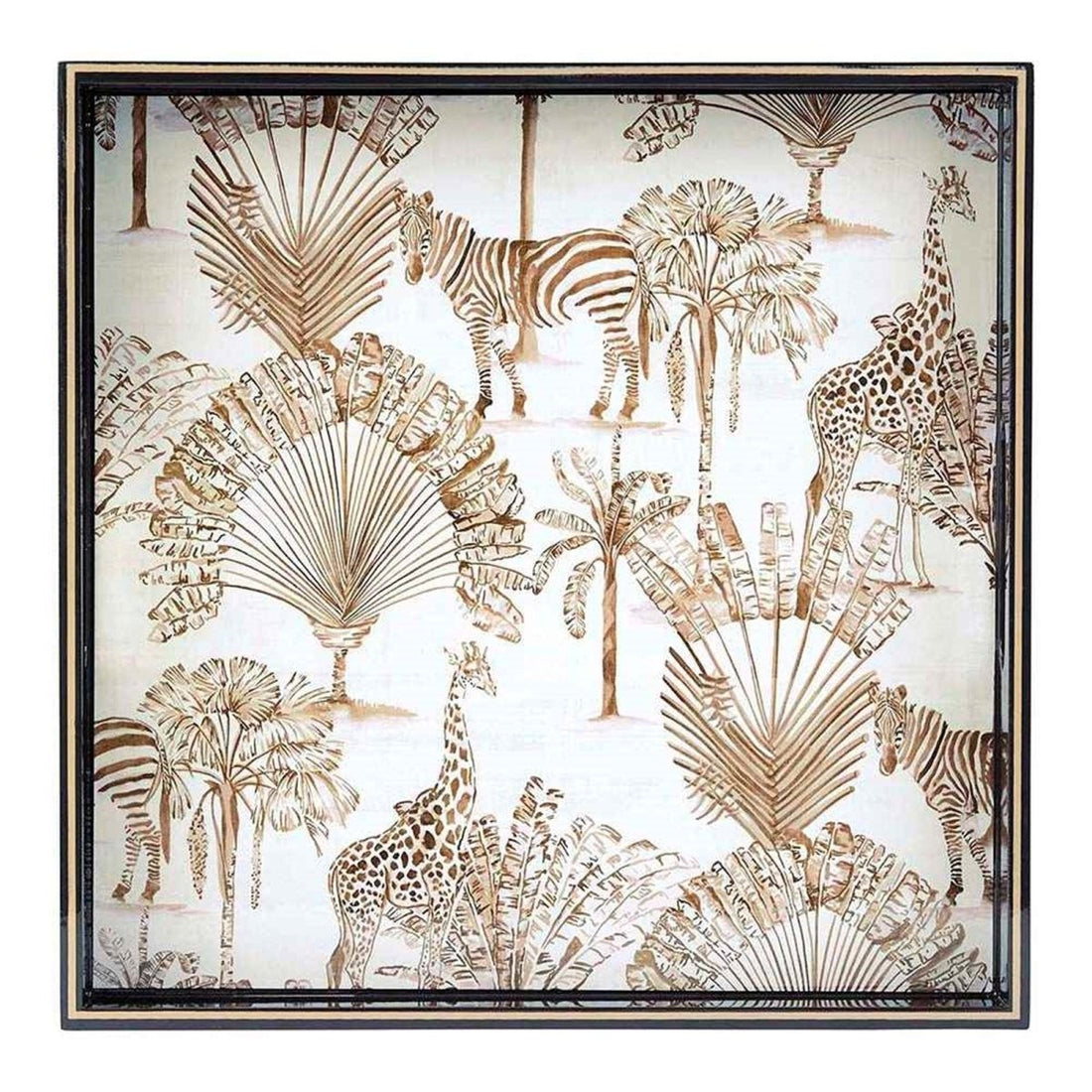 Safari Animals 15 Inch Square Tray Tray - rockflowerpaper