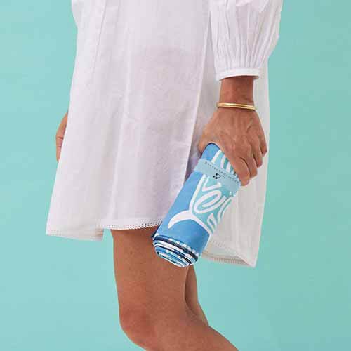 Save The Oceans Reversible Eco Beach Towel Beach Towel - Rockflowerpaper