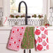 Scandi Ornaments  Cotton Kitchen Towels (Set of 3)