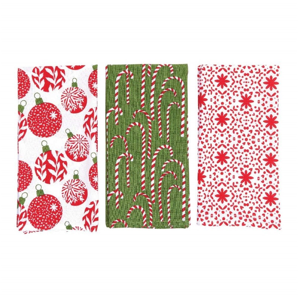 Scandi Ornaments Cotton Kitchen Towels (Set of 3) Cotton Kitchen Towel - rockflowerpaper