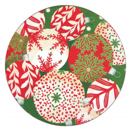 Scandi Ornaments Round Coaster - Set of 4 Coaster - rockflowerpaper