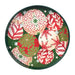 Scandi Ornaments Round Laquer Serving Tray