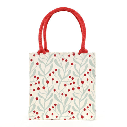Scarlet Mistletoe Reusable Itsy Bitsy Gift Bag Gift Bag - Rockflowerpaper