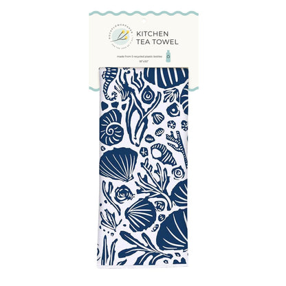 Sea Life Eco Kitchen Tea Towel Tea Towel - rockflowerpaper