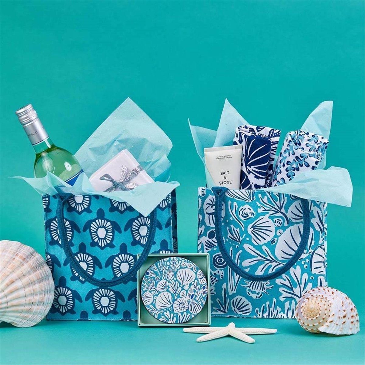 Sea Life Reusable Itsy Bitsy Gift Bag Gift Bag - rockflowerpaper