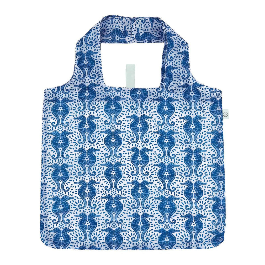 Seahorses blu Reusable Shopping Bag Reusable Shopping Bag - rockflowerpaper