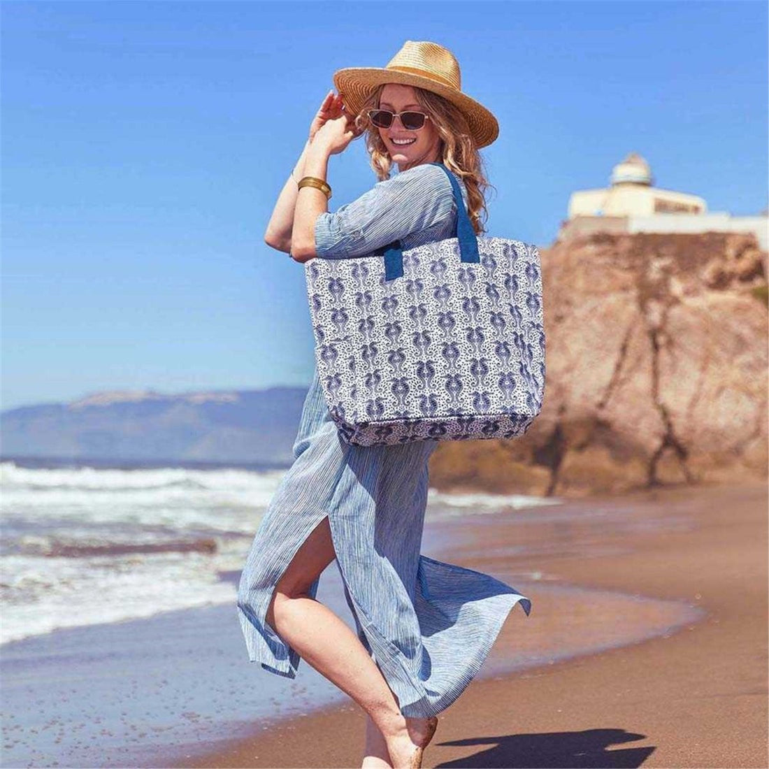 Seahorses Carryall Tote - rockflowerpaper