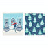 Skater Eco - Friendly blu Sponge Cloth - Set of 2 Eco Cloth - rockflowerpaper