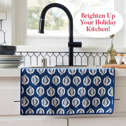 Star Pods blu Kitchen Tea Towel Kitchen Towel - rockflowerpaper