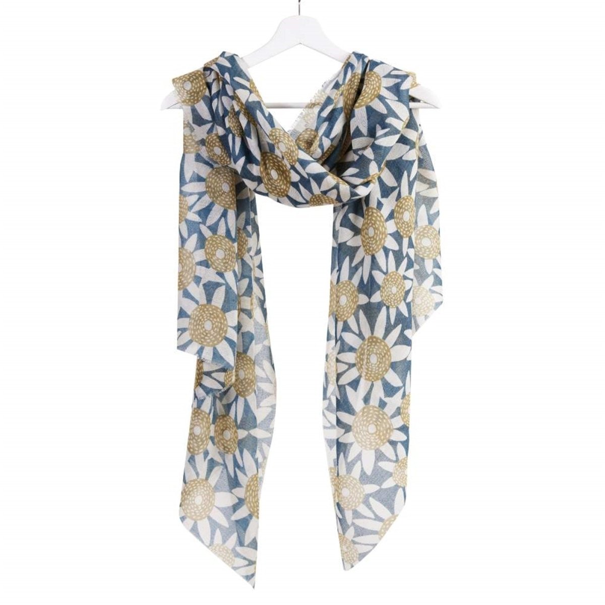 Straw Sunflower Featherweight Scarf Scarf - rockflowerpaper