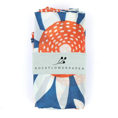 Straw Sunflowers blu Reusable Shopping Bag Reusable Shopping Bag - rockflowerpaper